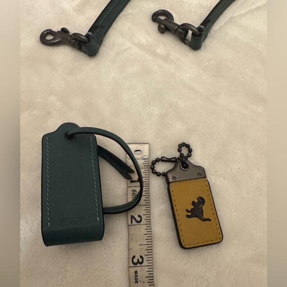 Coach Rogue25 set of 2 shoulder straps, clotchette‘n 1941 leather tag-turquoise - Picture 11 of 13